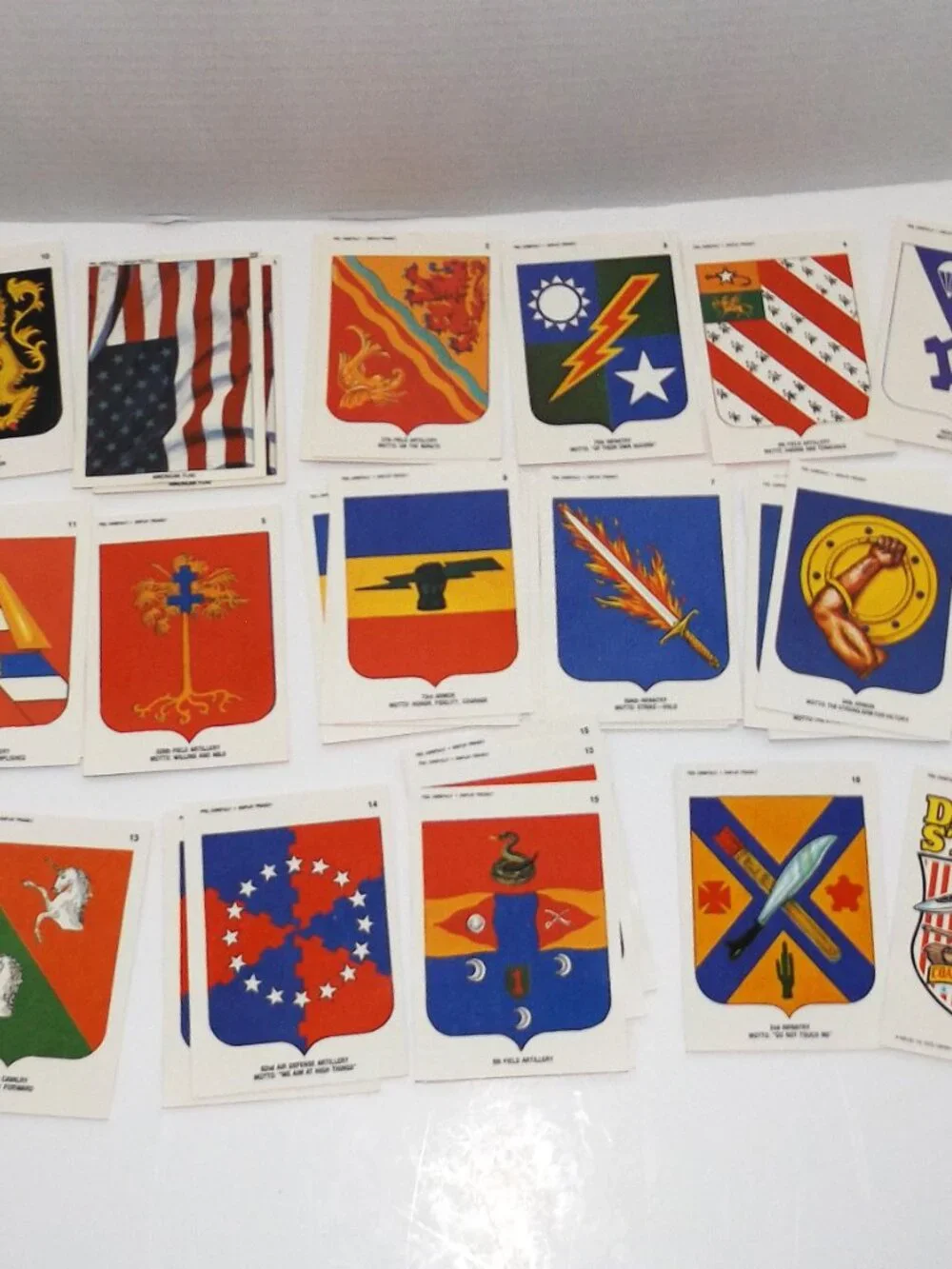 1991 Desert Storm Series 1 Mixed Trading Cards & Stickers Lot w/Org. Box